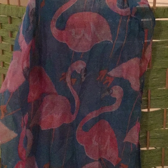 🦩NWT Fabulous Flamingo🦩 Brand New / Tags Fun To Wear Scarf Closet Must Have 🦩 - Picture 6 of 6